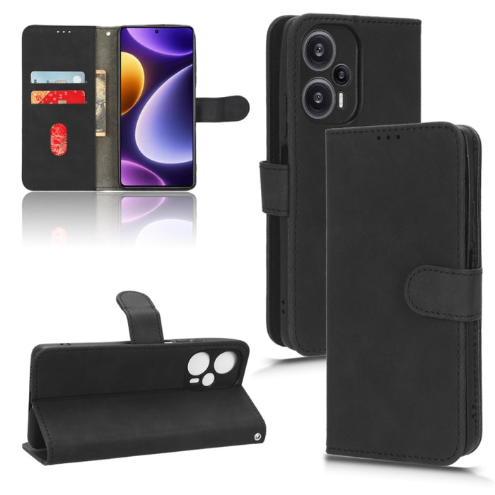 Estuche para teléfono de cuero con tapa magnética Skin Feel, For Xiaomi Redmi Note 12 Turbo, For Nokia G22, For OnePlus Nord CE 3, For ZTE nubia Z50 Ultra