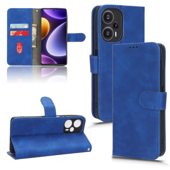 Estuche para teléfono de cuero con tapa magnética Skin Feel, For Xiaomi Redmi Note 12 Turbo, For Nokia G22, For OnePlus Nord CE 3, For ZTE nubia Z50 Ultra