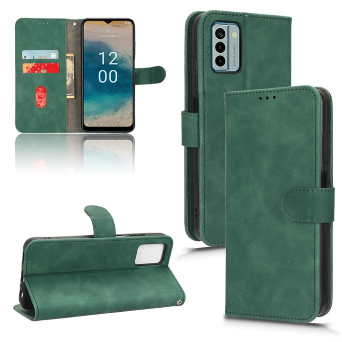 Estuche para teléfono de cuero con tapa magnética Skin Feel, For Xiaomi Redmi Note 12 Turbo, For Nokia G22, For OnePlus Nord CE 3, For ZTE nubia Z50 Ultra