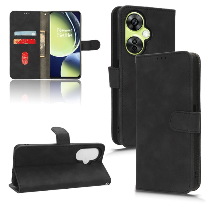 Estuche para teléfono de cuero con tapa magnética Skin Feel, For Xiaomi Redmi Note 12 Turbo, For Nokia G22, For OnePlus Nord CE 3, For ZTE nubia Z50 Ultra