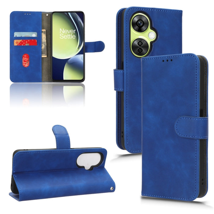 Estuche para teléfono de cuero con tapa magnética Skin Feel, For Xiaomi Redmi Note 12 Turbo, For Nokia G22, For OnePlus Nord CE 3, For ZTE nubia Z50 Ultra