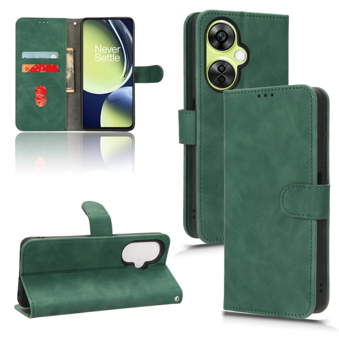 Estuche para teléfono de cuero con tapa magnética Skin Feel, For Xiaomi Redmi Note 12 Turbo, For Nokia G22, For OnePlus Nord CE 3, For ZTE nubia Z50 Ultra
