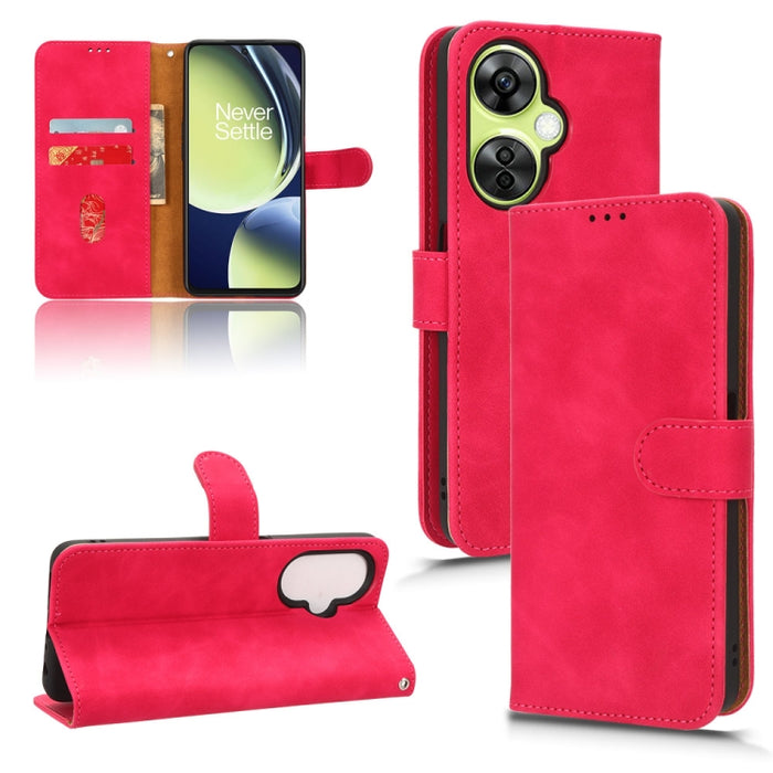 Estuche para teléfono de cuero con tapa magnética Skin Feel, For Xiaomi Redmi Note 12 Turbo, For Nokia G22, For OnePlus Nord CE 3, For ZTE nubia Z50 Ultra