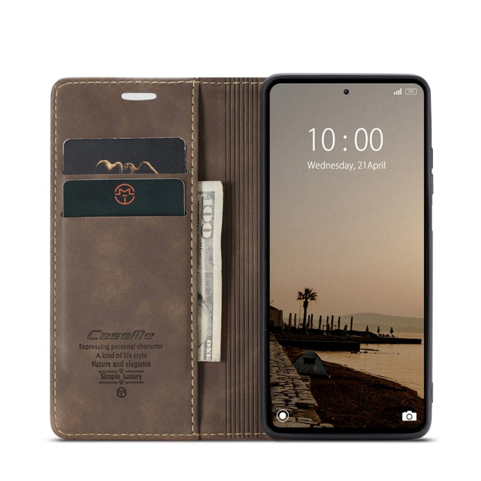 CaseMe 013 Estuche multifuncional de cuero con tapa horizontal para teléfono, For Xiaomi Redmi Note 12 4G Global, For Xiaomi 13, For Xiaomi 13 Lite, For Xiaomi 13 Pro, For Xiaomi Redmi 11A / 12C, For OnePlus 11