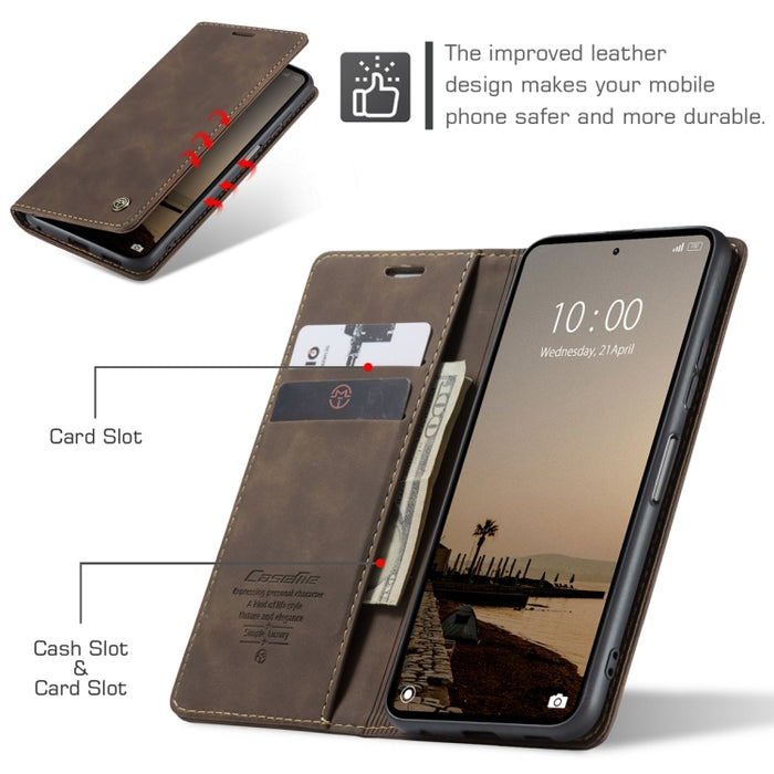 CaseMe 013 Estuche multifuncional de cuero con tapa horizontal para teléfono, For Xiaomi Redmi Note 12 4G Global, For Xiaomi 13, For Xiaomi 13 Lite, For Xiaomi 13 Pro, For Xiaomi Redmi 11A / 12C, For OnePlus 11