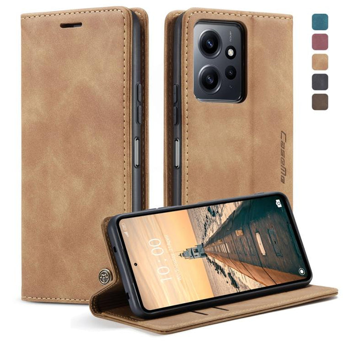 CaseMe 013 Estuche multifuncional de cuero con tapa horizontal para teléfono, For Xiaomi Redmi Note 12 4G Global, For Xiaomi 13, For Xiaomi 13 Lite, For Xiaomi 13 Pro, For Xiaomi Redmi 11A / 12C, For OnePlus 11