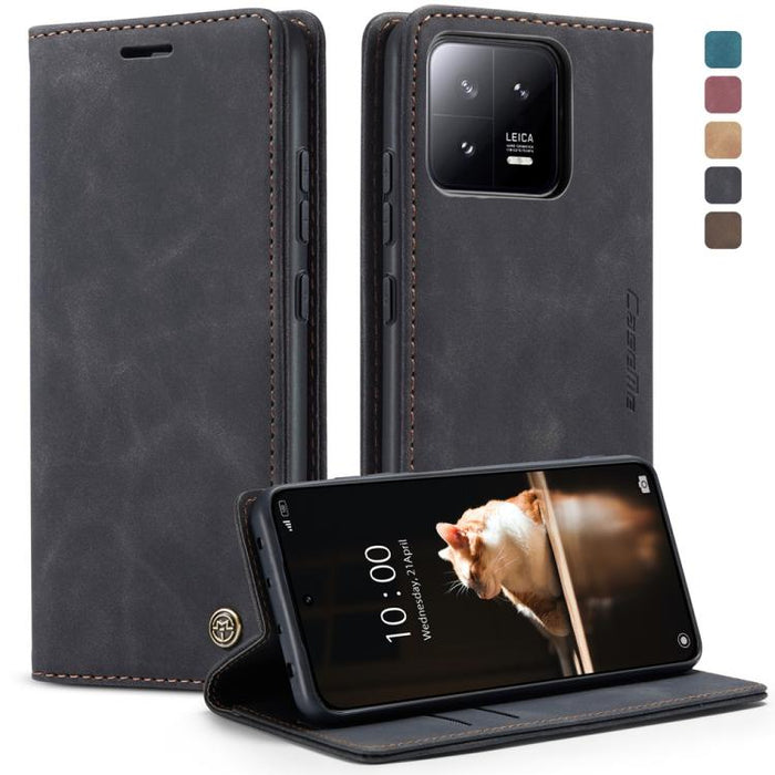 CaseMe 013 Estuche multifuncional de cuero con tapa horizontal para teléfono, For Xiaomi Redmi Note 12 4G Global, For Xiaomi 13, For Xiaomi 13 Lite, For Xiaomi 13 Pro, For Xiaomi Redmi 11A / 12C, For OnePlus 11