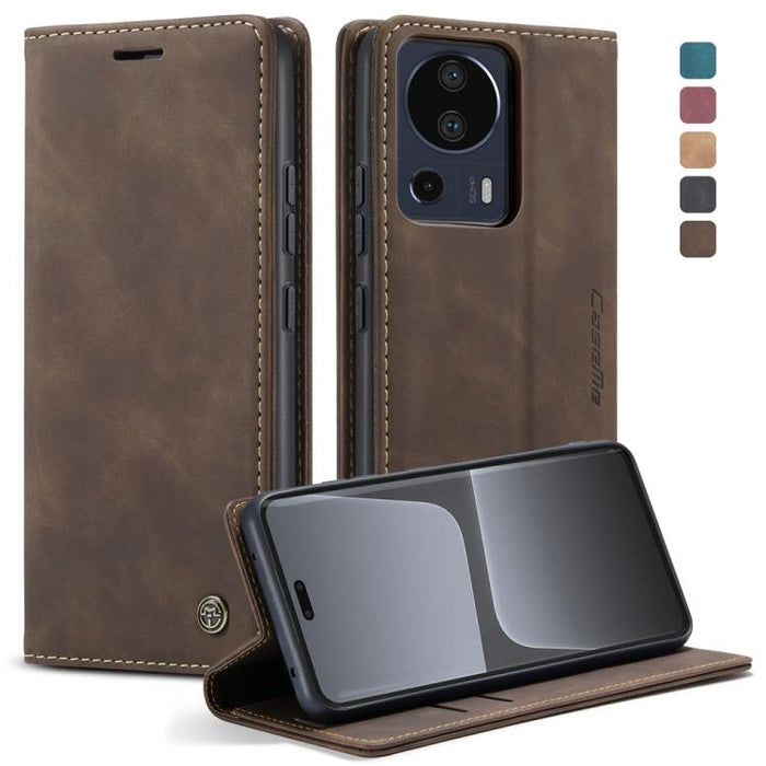 CaseMe 013 Estuche multifuncional de cuero con tapa horizontal para teléfono, For Xiaomi Redmi Note 12 4G Global, For Xiaomi 13, For Xiaomi 13 Lite, For Xiaomi 13 Pro, For Xiaomi Redmi 11A / 12C, For OnePlus 11