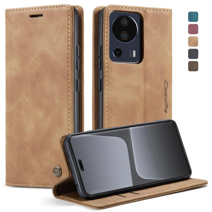 CaseMe 013 Estuche multifuncional de cuero con tapa horizontal para teléfono, For Xiaomi Redmi Note 12 4G Global, For Xiaomi 13, For Xiaomi 13 Lite, For Xiaomi 13 Pro, For Xiaomi Redmi 11A / 12C, For OnePlus 11