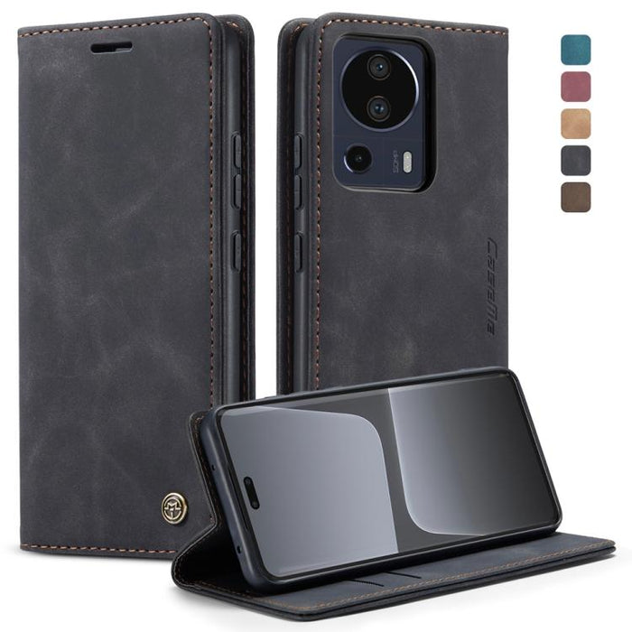 CaseMe 013 Estuche multifuncional de cuero con tapa horizontal para teléfono, For Xiaomi Redmi Note 12 4G Global, For Xiaomi 13, For Xiaomi 13 Lite, For Xiaomi 13 Pro, For Xiaomi Redmi 11A / 12C, For OnePlus 11