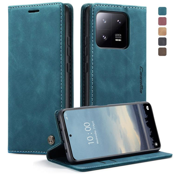 CaseMe 013 Estuche multifuncional de cuero con tapa horizontal para teléfono, For Xiaomi Redmi Note 12 4G Global, For Xiaomi 13, For Xiaomi 13 Lite, For Xiaomi 13 Pro, For Xiaomi Redmi 11A / 12C, For OnePlus 11
