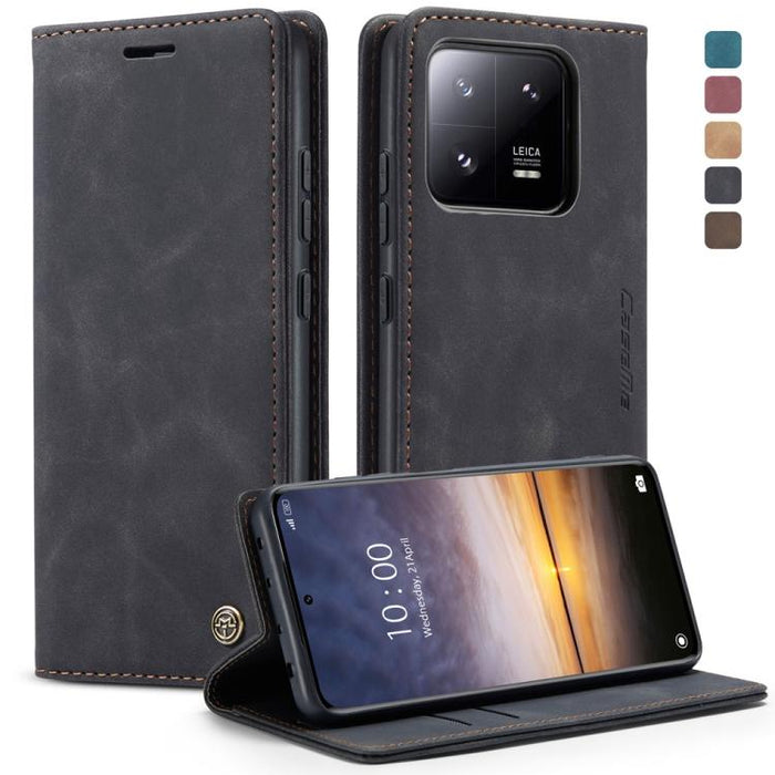 CaseMe 013 Estuche multifuncional de cuero con tapa horizontal para teléfono, For Xiaomi Redmi Note 12 4G Global, For Xiaomi 13, For Xiaomi 13 Lite, For Xiaomi 13 Pro, For Xiaomi Redmi 11A / 12C, For OnePlus 11