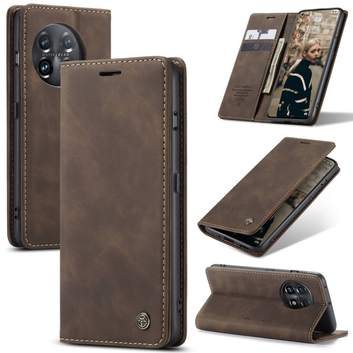 CaseMe 013 Estuche multifuncional de cuero con tapa horizontal para teléfono, For Xiaomi Redmi Note 12 4G Global, For Xiaomi 13, For Xiaomi 13 Lite, For Xiaomi 13 Pro, For Xiaomi Redmi 11A / 12C, For OnePlus 11