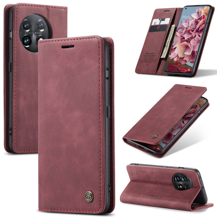 CaseMe 013 Estuche multifuncional de cuero con tapa horizontal para teléfono, For Xiaomi Redmi Note 12 4G Global, For Xiaomi 13, For Xiaomi 13 Lite, For Xiaomi 13 Pro, For Xiaomi Redmi 11A / 12C, For OnePlus 11