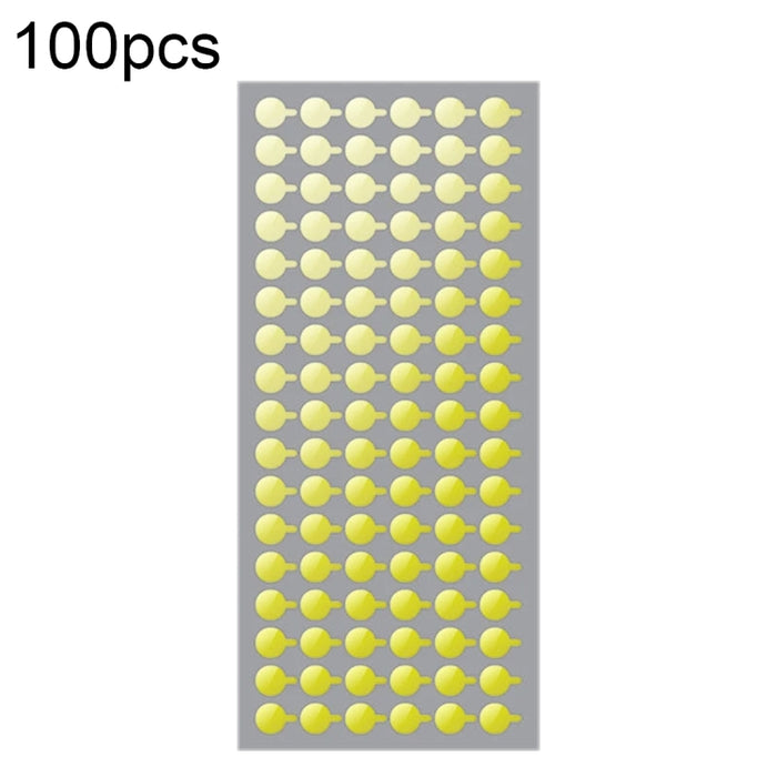 100 unids/set 5MM cámara cara ID Dot Matrix protección pegatina, 5mm