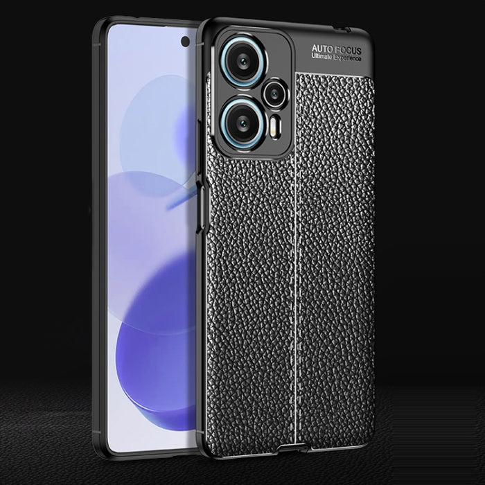 Funda de teléfono TPU a prueba de golpes con textura Litchi, For Xiaomi Redmi Note 12 Turbo, For Samsung Galaxy M14
