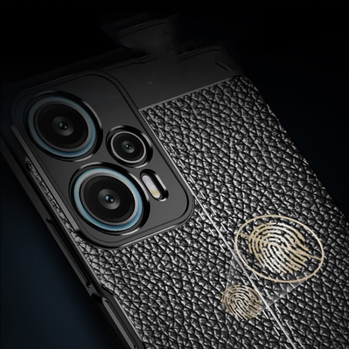 Funda de teléfono TPU a prueba de golpes con textura Litchi, For Xiaomi Redmi Note 12 Turbo, For Samsung Galaxy M14