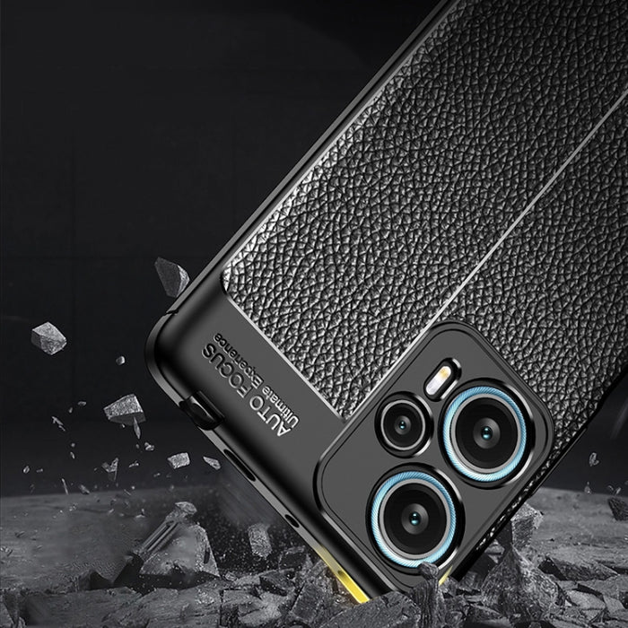 Funda de teléfono TPU a prueba de golpes con textura Litchi, For Xiaomi Redmi Note 12 Turbo, For Samsung Galaxy M14