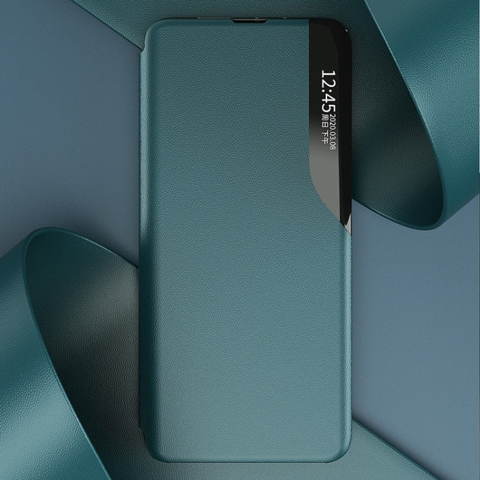 Estuche para teléfono de cuero con tapa y pantalla lateral con soporte, For Xiaomi Redmi Note 12 Pro+ 5G Global