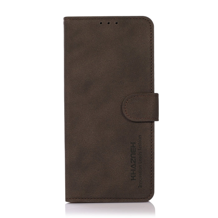 KHAZNEH Estuche para teléfono de cuero con textura mate, For Nokia C32, For Xiaomi Redmi Note 12 Turbo