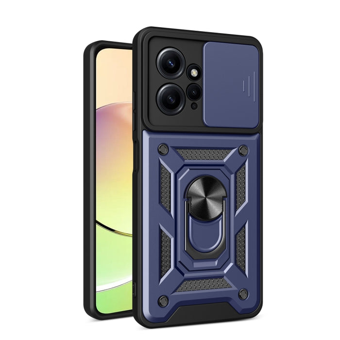 Estuche para teléfono con diseño de cubierta de cámara deslizante, For Infinix Hot 11s NFC, For Xiaomi Redmi Note 12 4G Global