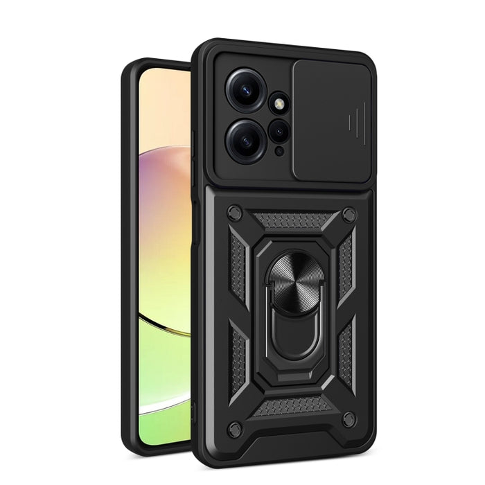 Estuche para teléfono con diseño de cubierta de cámara deslizante, For Infinix Hot 11s NFC, For Xiaomi Redmi Note 12 4G Global