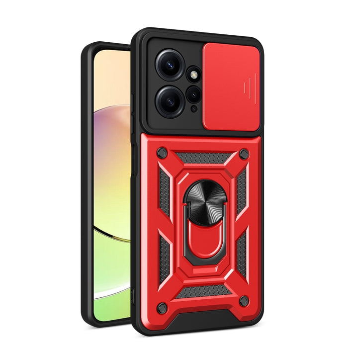 Estuche para teléfono con diseño de cubierta de cámara deslizante, For Infinix Hot 11s NFC, For Xiaomi Redmi Note 12 4G Global