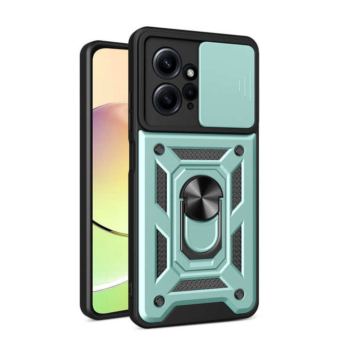 Estuche para teléfono con diseño de cubierta de cámara deslizante, For Infinix Hot 11s NFC, For Xiaomi Redmi Note 12 4G Global