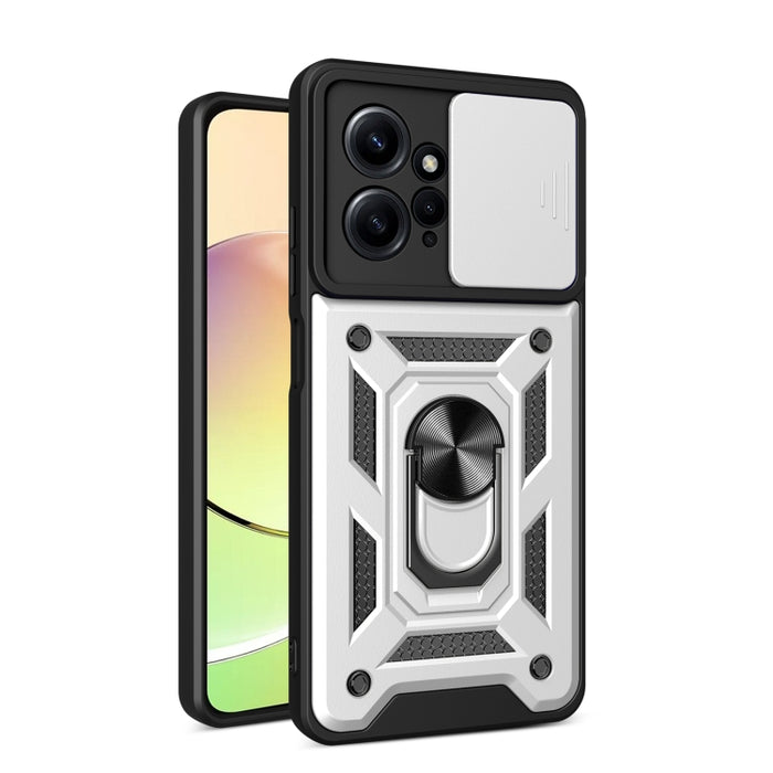 Estuche para teléfono con diseño de cubierta de cámara deslizante, For Infinix Hot 11s NFC, For Xiaomi Redmi Note 12 4G Global