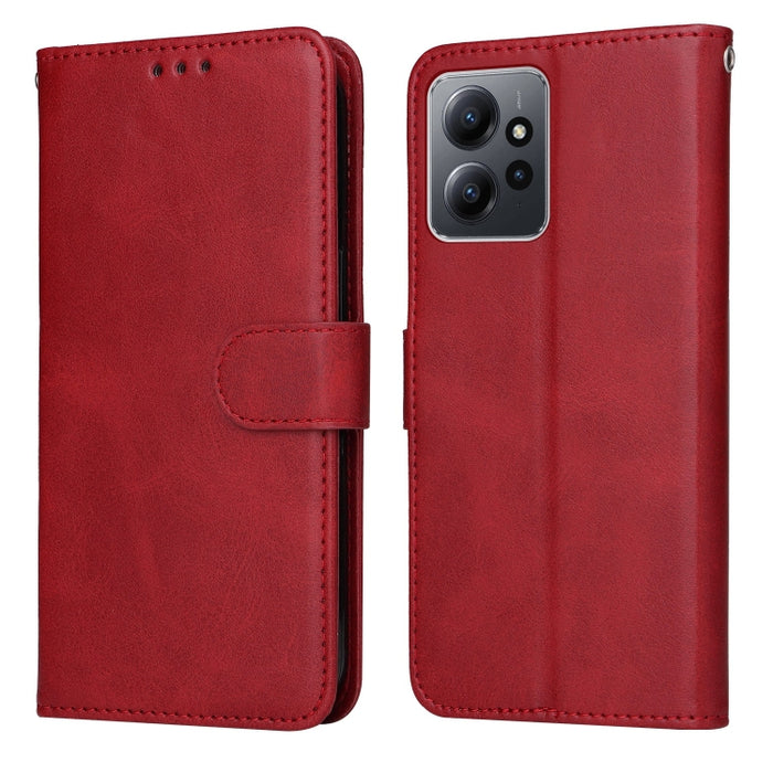 Estuche clásico para teléfono con tapa de cuero con textura de becerro, For Xiaomi Redmi Note 12 4G Global, For Honor Magic5 Pro, For Samsung Galaxy M14 5G
