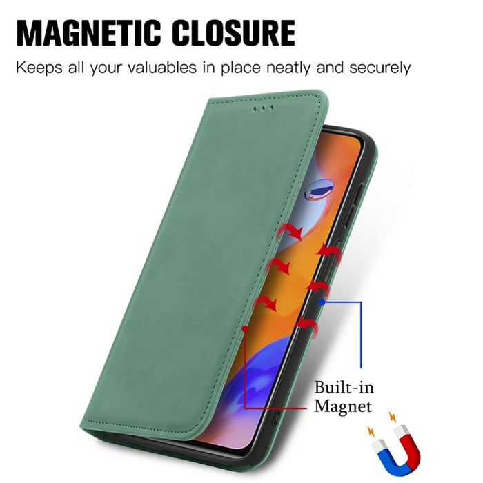 Estuche para teléfono de cuero magnético con sensación de piel retro, For Samsung Galaxy A14 5G, For Samsung Galaxy A54 5G, For Honor Magic5 Lite, For Kyocera Android One S10, For Realme C55, For Xiaomi 13 Lite
