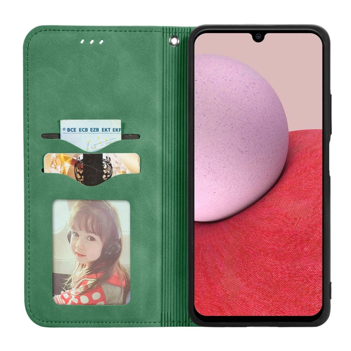 Estuche para teléfono de cuero magnético con sensación de piel retro, For Samsung Galaxy A14 5G, For Samsung Galaxy A54 5G, For Honor Magic5 Lite, For Kyocera Android One S10, For Realme C55, For Xiaomi 13 Lite