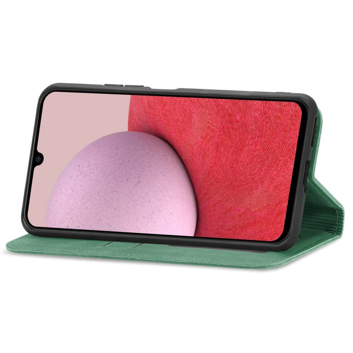 Estuche para teléfono de cuero magnético con sensación de piel retro, For Samsung Galaxy A14 5G, For Samsung Galaxy A54 5G, For Honor Magic5 Lite, For Kyocera Android One S10, For Realme C55, For Xiaomi 13 Lite