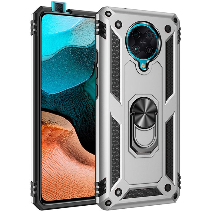 Funda protectora de TPU + PC a prueba de golpes con soporte giratorio de 360 grados, For Xiaomi Redmi K30 Pro