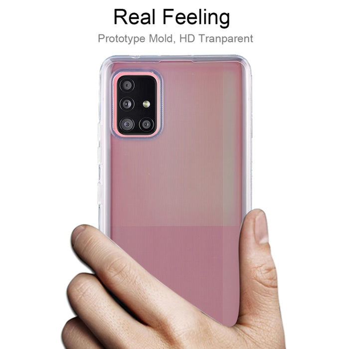 Funda protectora de TPU transparente ultrafina de 0,5 mm, For Samsung Galaxy A51 5G, For LG K51S, For Meizu 17 Pro, For Nubia Play, For Huawei Honor X10, For Xiaomi Mi Note 10 Lite
