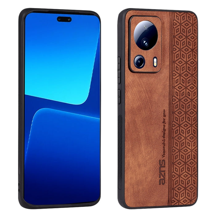Estuche para teléfono con sensación de piel en relieve AZNS 3D, For Xiaomi 13 Lite / Civi 2