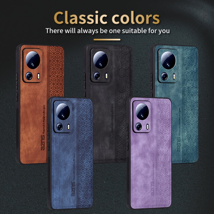 Estuche para teléfono con sensación de piel en relieve AZNS 3D, For Xiaomi 13 Lite / Civi 2