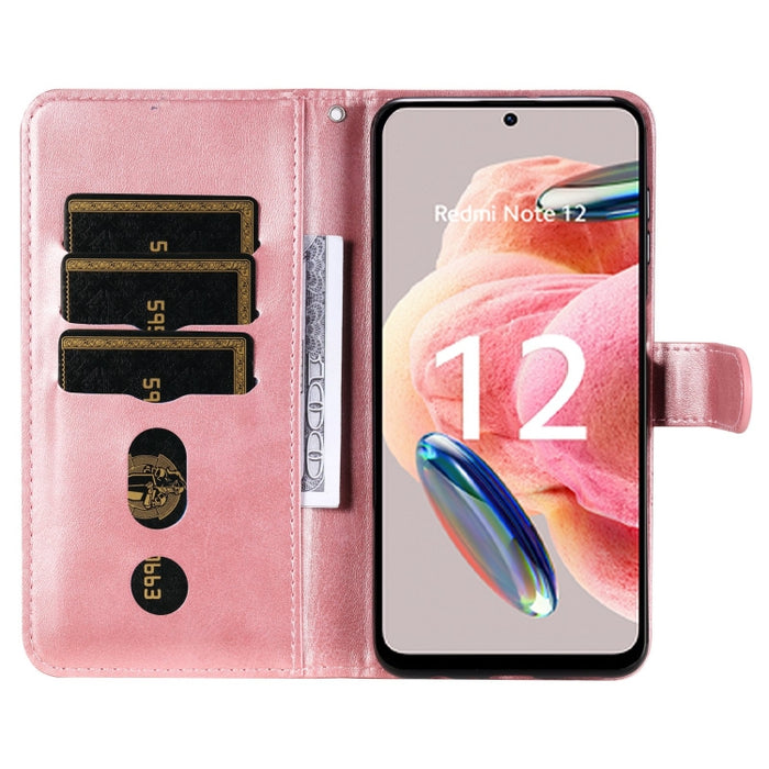 Estuche para teléfono de cuero con cremallera y textura de becerro, For Xiaomi Redmi Note 12 4G Global, For Honor Magic5 Pro, For Samsung Galaxy M14 5G