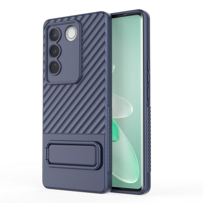 Caja de teléfono de TPU con textura ondulada con película de lente, For vivo S16 5G, For vivo S16 Pro 5G, For vivo S16e, For Xiaomi Redmi Note 12 Pro+ Global, For Xiaomi Redmi Note 12 Pro 5G Global, For Xiaomi Redmi Note 12 5G Global, For OnePlus 11 5G...