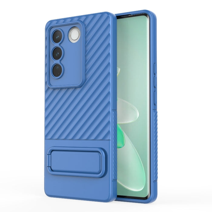 Caja de teléfono de TPU con textura ondulada con película de lente, For vivo S16 5G, For vivo S16 Pro 5G, For vivo S16e, For Xiaomi Redmi Note 12 Pro+ Global, For Xiaomi Redmi Note 12 Pro 5G Global, For Xiaomi Redmi Note 12 5G Global, For OnePlus 11 5G...