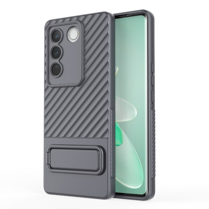 Caja de teléfono de TPU con textura ondulada con película de lente, For vivo S16 5G, For vivo S16 Pro 5G, For vivo S16e, For Xiaomi Redmi Note 12 Pro+ Global, For Xiaomi Redmi Note 12 Pro 5G Global, For Xiaomi Redmi Note 12 5G Global, For OnePlus 11 5G...