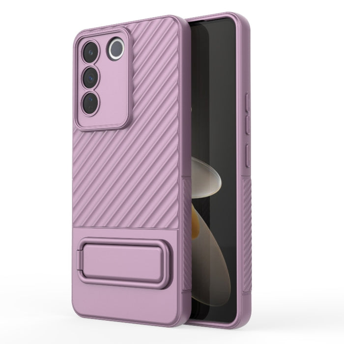 Caja de teléfono de TPU con textura ondulada con película de lente, For vivo S16 5G, For vivo S16 Pro 5G, For vivo S16e, For Xiaomi Redmi Note 12 Pro+ Global, For Xiaomi Redmi Note 12 Pro 5G Global, For Xiaomi Redmi Note 12 5G Global, For OnePlus 11 5G...