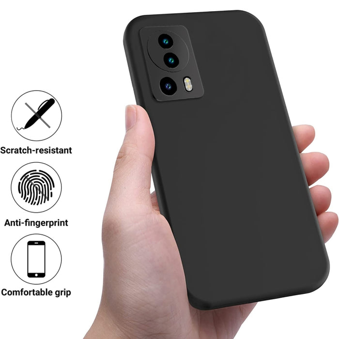 Funda de teléfono a prueba de golpes de silicona líquida de color puro, For Xiaomi 13 Lite, For vivo Y75 5G / Y55 5G