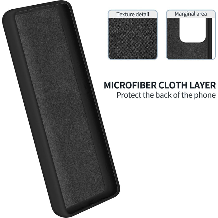 Funda de teléfono a prueba de golpes de silicona líquida de color puro, For Xiaomi 13 Lite, For vivo Y75 5G / Y55 5G
