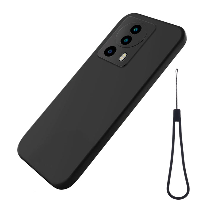 Funda de teléfono a prueba de golpes de silicona líquida de color puro, For Xiaomi 13 Lite, For vivo Y75 5G / Y55 5G