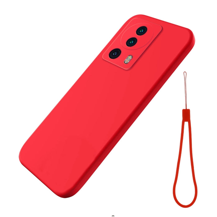 Funda de teléfono a prueba de golpes de silicona líquida de color puro, For Xiaomi 13 Lite, For vivo Y75 5G / Y55 5G
