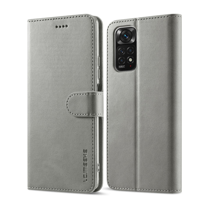 LC.IMEEKE Estuche de cuero con tapa horizontal con textura de becerro, For Xiaomi Redmi Note 12 Pro 4G Global