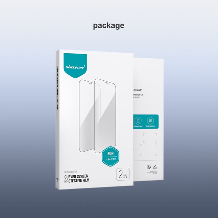 Película de vidrio templado de superficie curvada resistente a impactos NILLKIN, For Huawei P60 / P60 Pro / P60 Art, For Xiaomi 13 Lite / Civi 2, For OnePlus Ace 2 / 11R