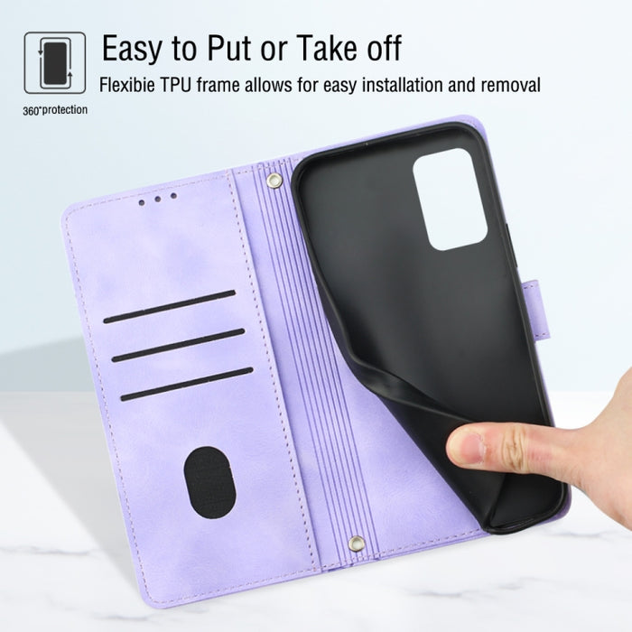 Estuche para teléfono de cuero en relieve con tacto de piel, For Samsung Galaxy A02s 164mm, For Samsung Galaxy A02s 166mm, For Samsung Galaxy A03 166mm EU Version, For Samsung Galaxy A03 164mm Global, For Samsung Galaxy A23 JP Version                  ...