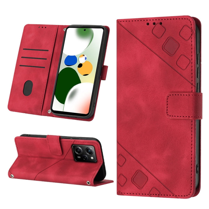 Estuche para teléfono de cuero en relieve con tacto de piel, For Samsung Galaxy A02s 164mm, For Samsung Galaxy A02s 166mm, For Samsung Galaxy A03 166mm EU Version, For Samsung Galaxy A03 164mm Global, For Samsung Galaxy A23 JP Version                  ...